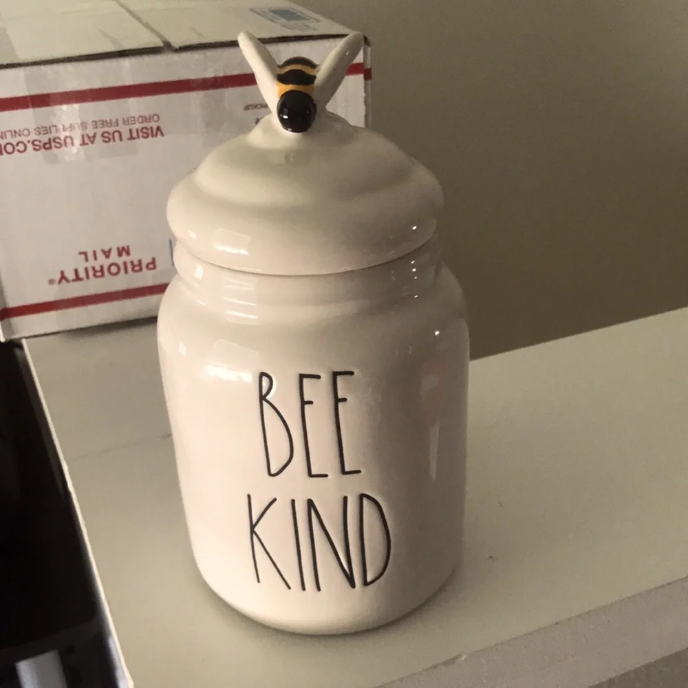 Bee Kind RAE DUNN CANISTER CERAMIC Cellar